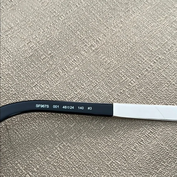 Salvatore Ferragamo Black and Gold Oversized Sunglasses - Picture 6 of 10